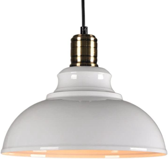 Lampa wisząca w stylu amerykańskim industrialnym, kreatywna dekoracyjna lampa E27 do sypialni, prosty klosz do żyrandola z jedną głowicą, oprawa świet