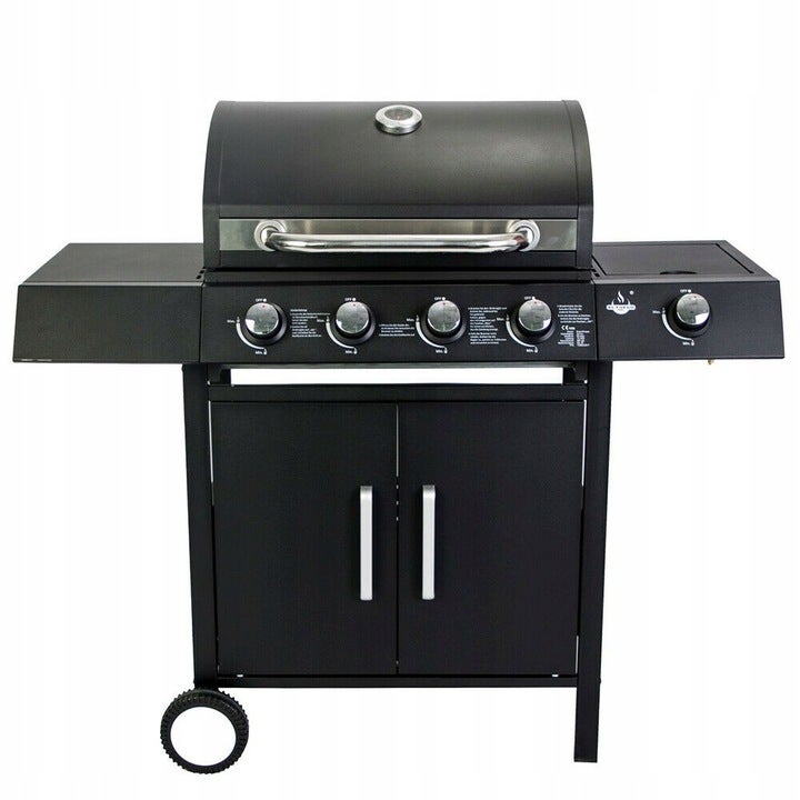 GRILL GAZOWY EL FUEGO SAN ANGELO 4+1 ŻELIWNY RUSZT 13.7kW+ REDUKTOR NOWY !