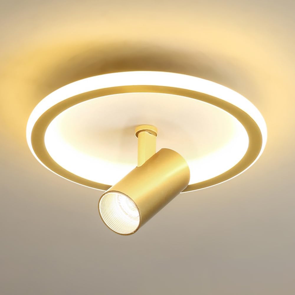 Okrągłe reflektory sufitowe LED, oświetlenie korytarza, kwadratowe oświetlenie ganku, półwpuszczane oświetlenie sufitowe, nowoczesne oświetlenie sufit
