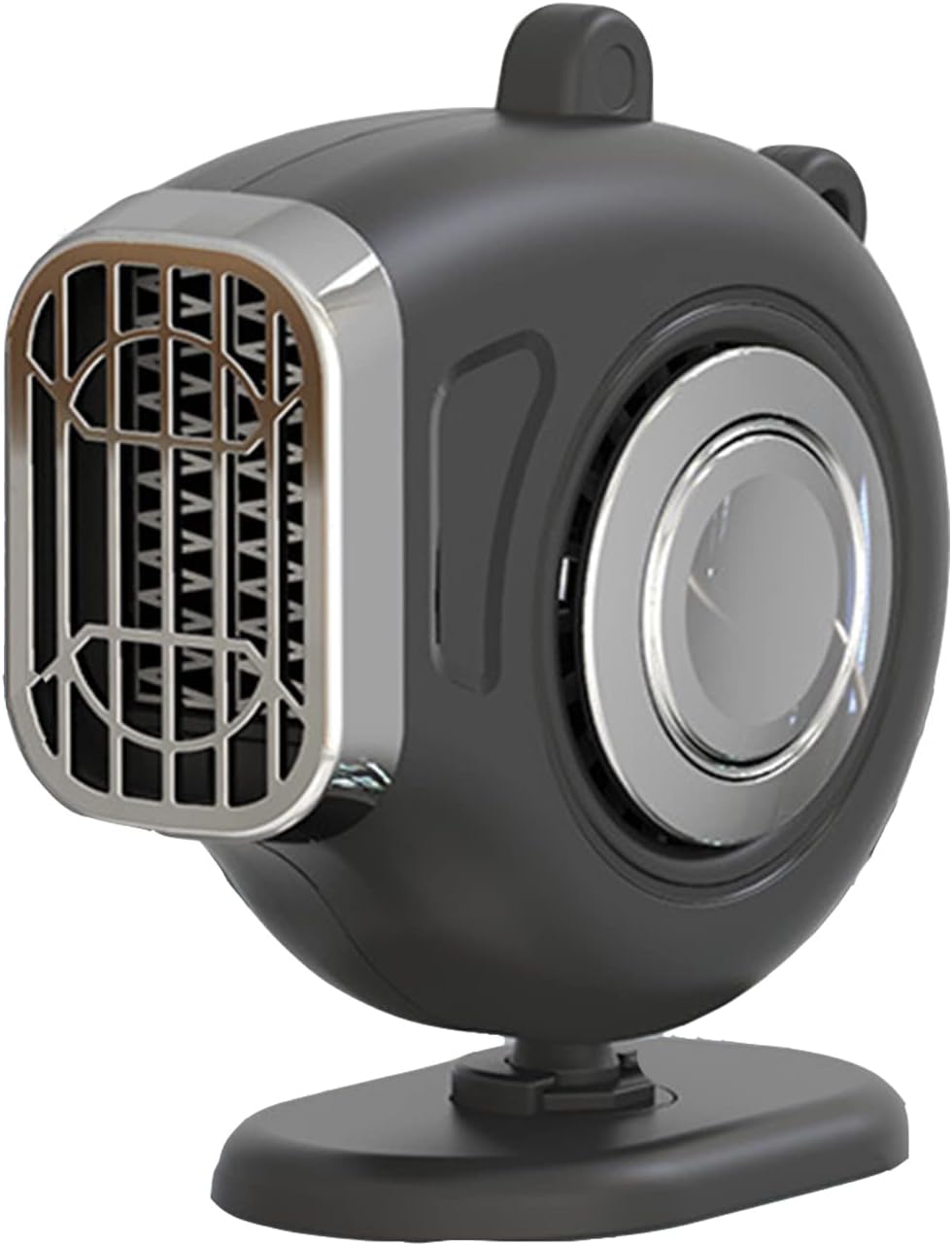 Podgrzewacz samochodowy do zapalniczki, wentylator samochodowy do rozmrażania i ogrzewania, czarny, 150 W, 24 V