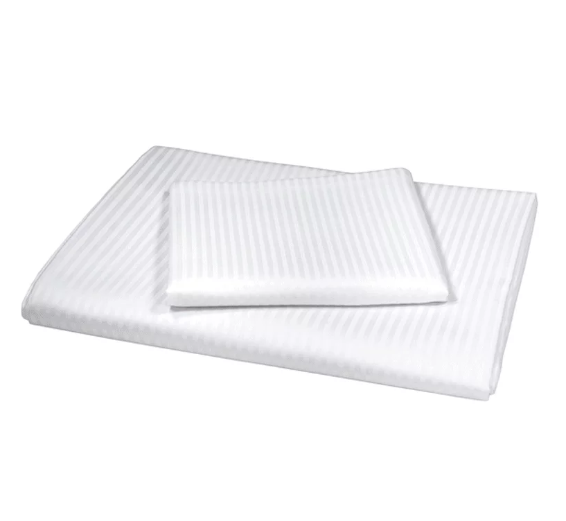 Kam-Pol komplet pościeli zakład pasek 4 mm 160x200 + 2x70x80