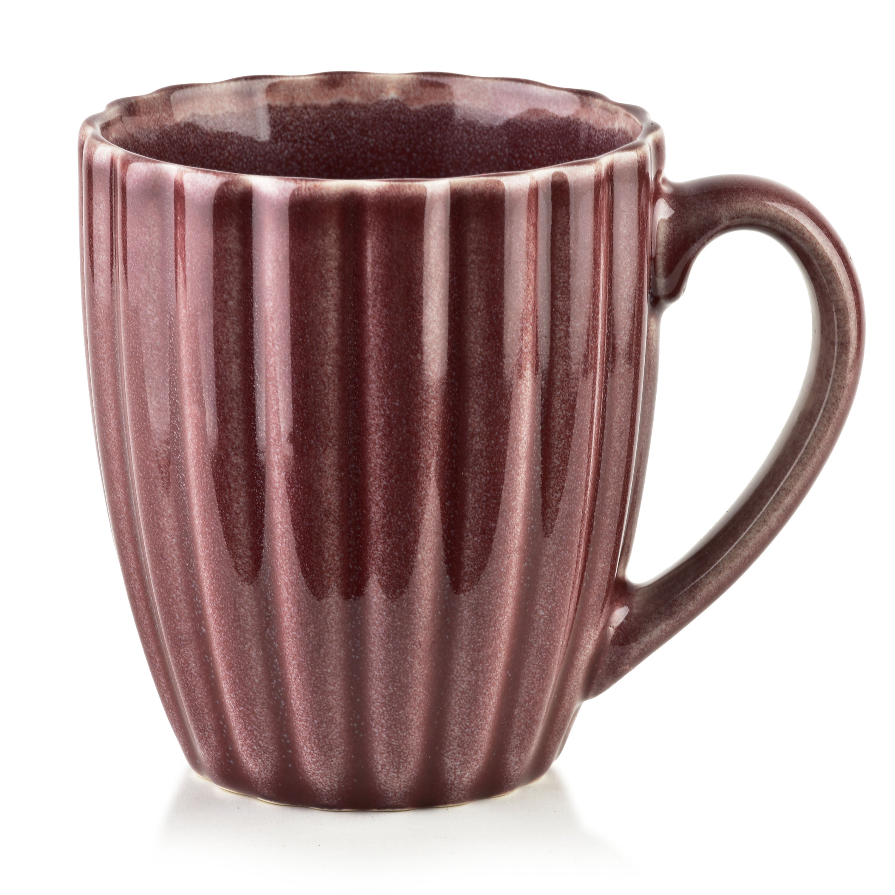 Kubek ceramiczny Affekdesign By Mondex Evie 8x11x10cm burgundy 1szt