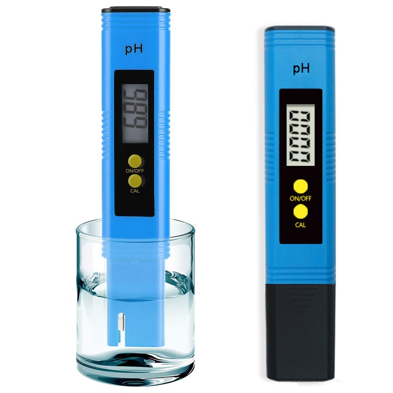 Zestaw 2 pH-metrów do uprawy hydroponicznej, cyfrowy tester PH o wysokiej precyzji 0.01 z baterią, zakres pomiaru PH 0-14
