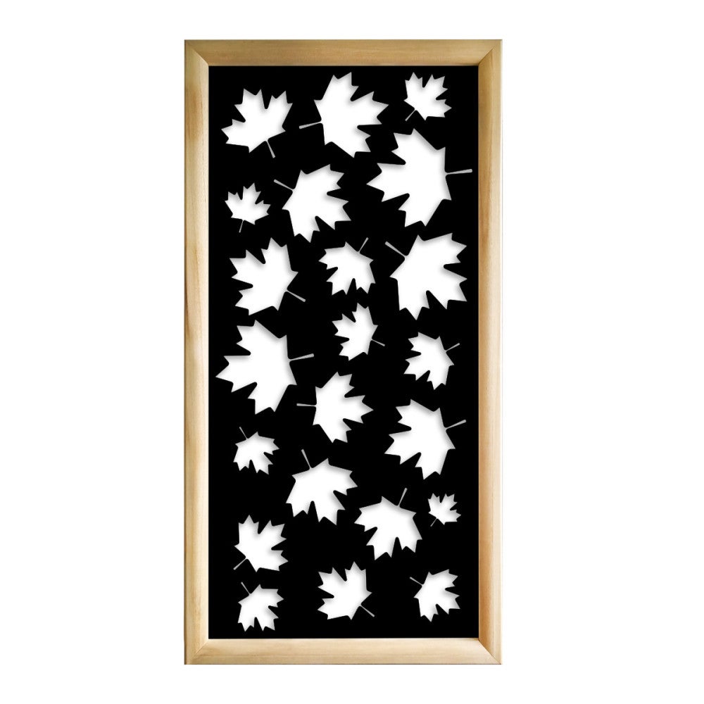 KLON - Prostokątne moduły dekoracyjne z drewna i PCV - Rozmiar 47x94 cm - Grubość 47 mm - Kolor wewnętrzny CZARNY