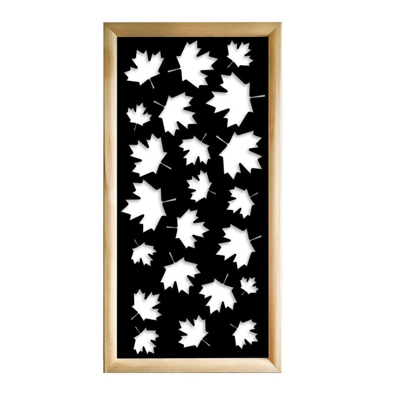 KLON - Prostokątne moduły dekoracyjne z drewna i PCV - Rozmiar 47x94 cm - Grubość 47 mm - Kolor wewnętrzny CZARNY