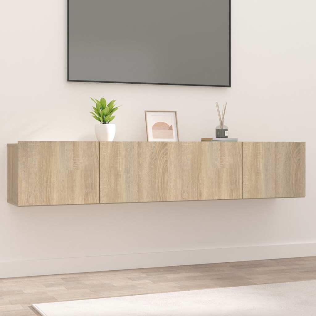 Stojak na telewizor VidaXL 80x30x30 cm z drewna inżynieryjnego, kolor maron