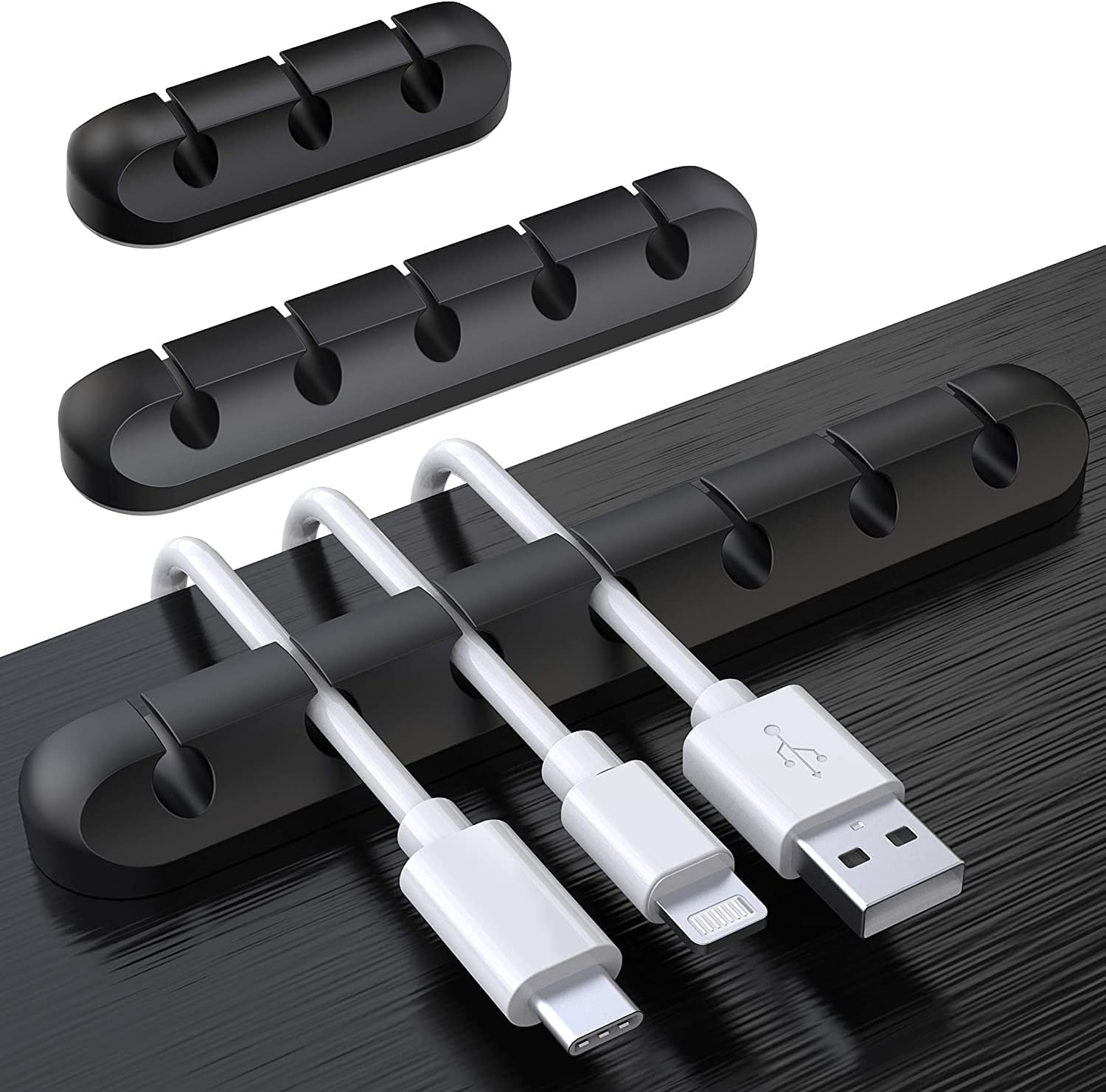 3-częściowy organizer kabli, narzędzie do zarządzania kablami, organizer kabli USB do ładowarki/myszy/słuchawek/komputera
