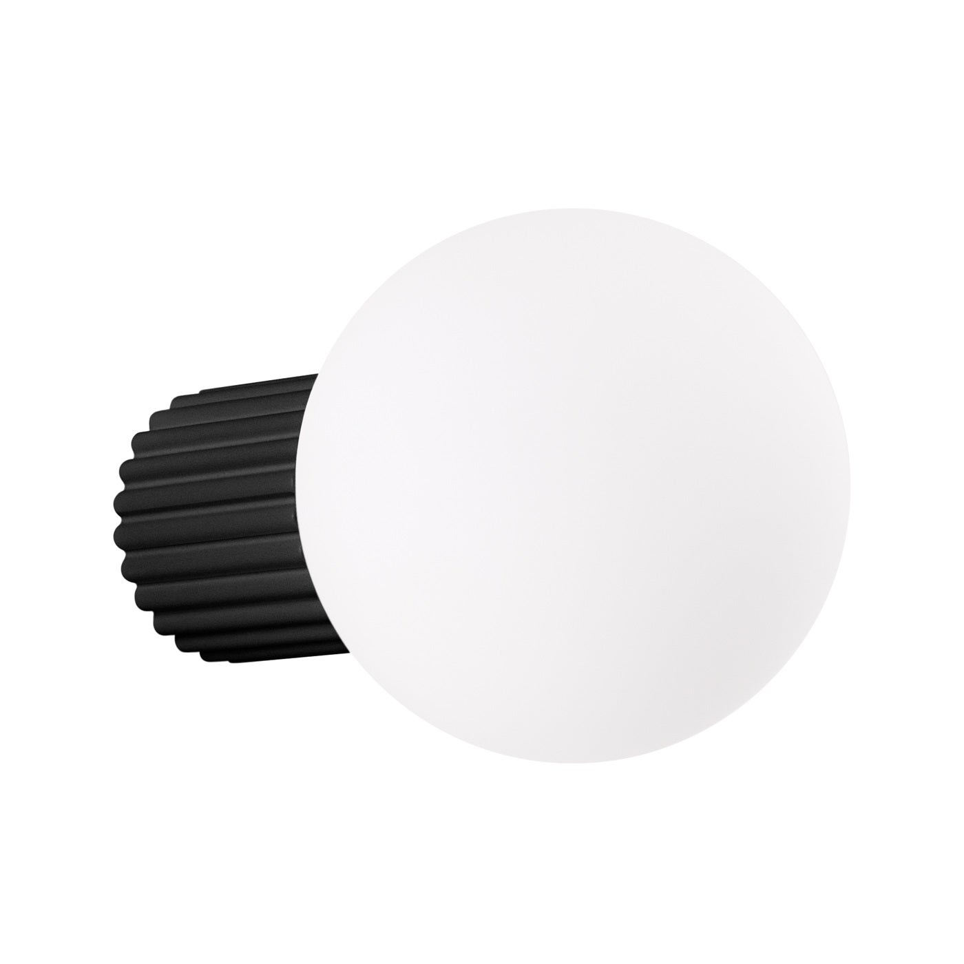 Kinkiet SFERA czarno-biały 1xG9x8W szkło wym:12x12x17cm IP44 Pure Lume