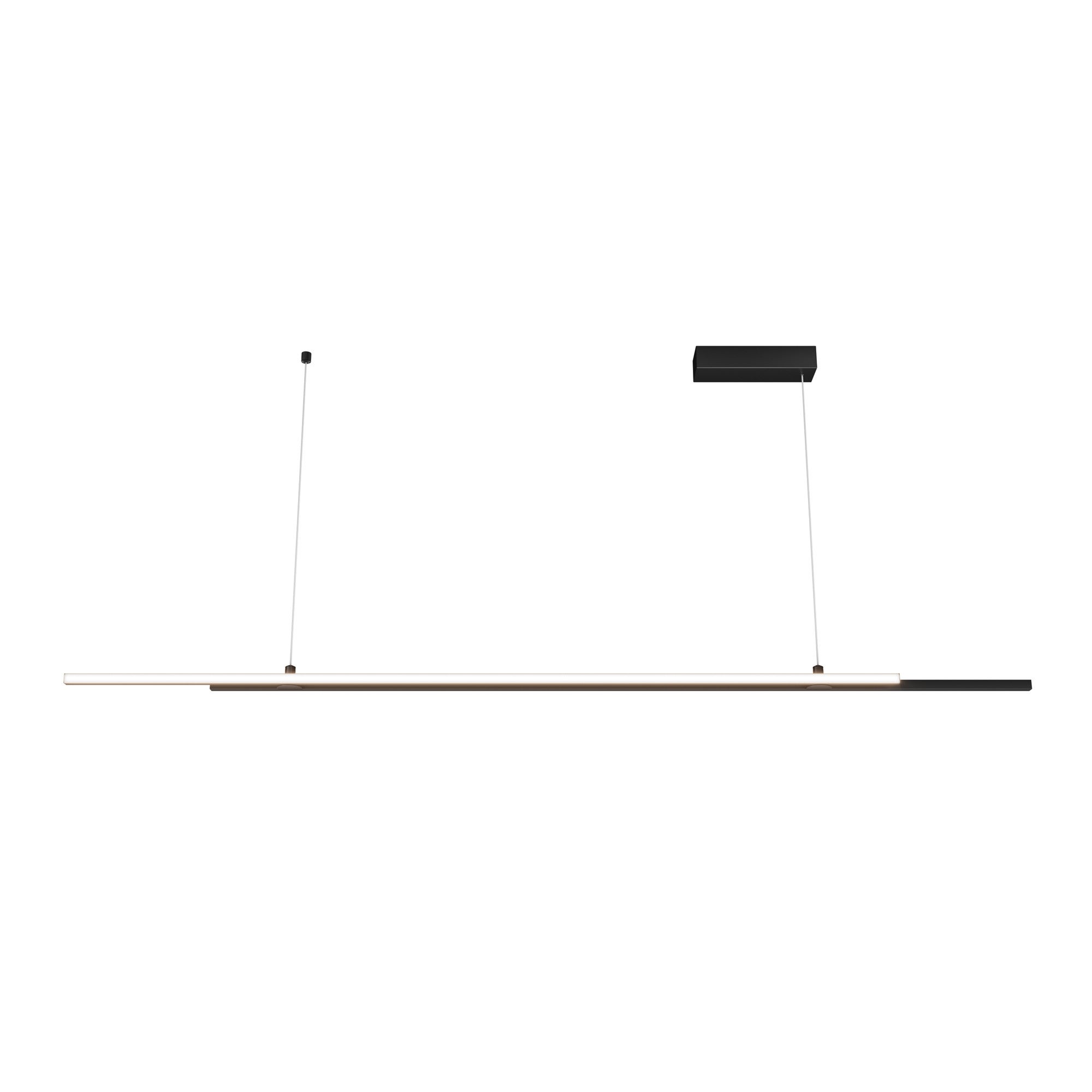Lampa wisząca liniowa LED czarna Halo Maytoni MOD005PL-L36BK