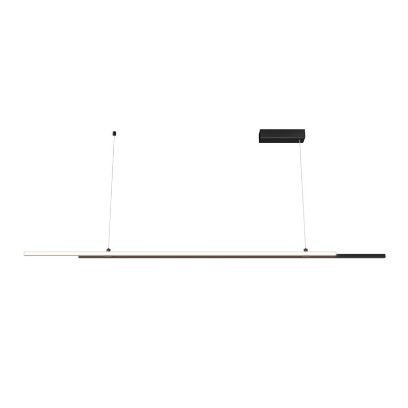 Lampa wisząca liniowa LED czarna Halo Maytoni MOD005PL-L36BK
