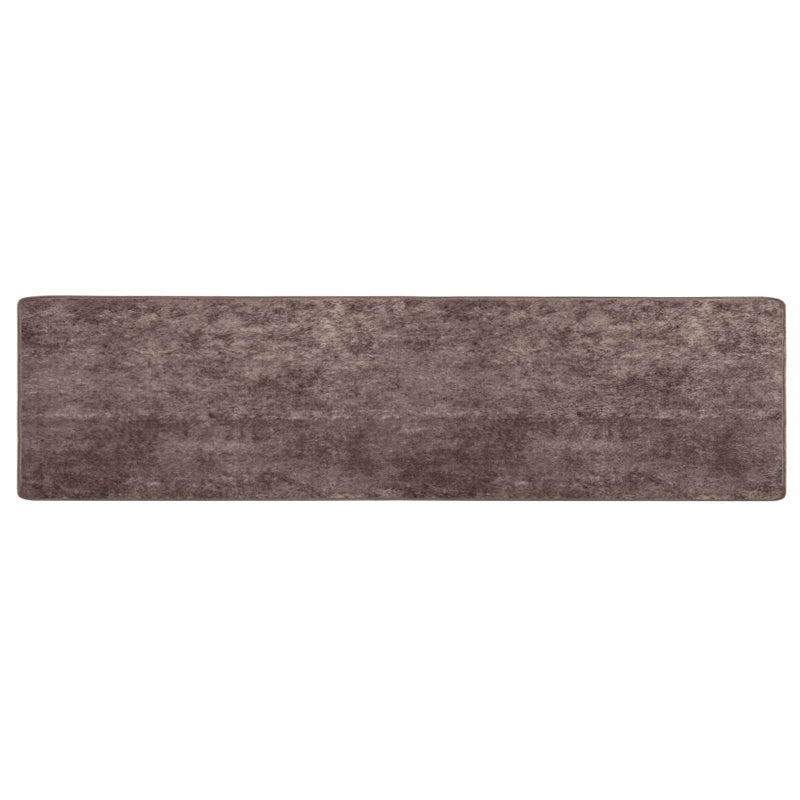 Chodnik dywanowy MARSA Szary 80 x 400 cm Poliester i PVC