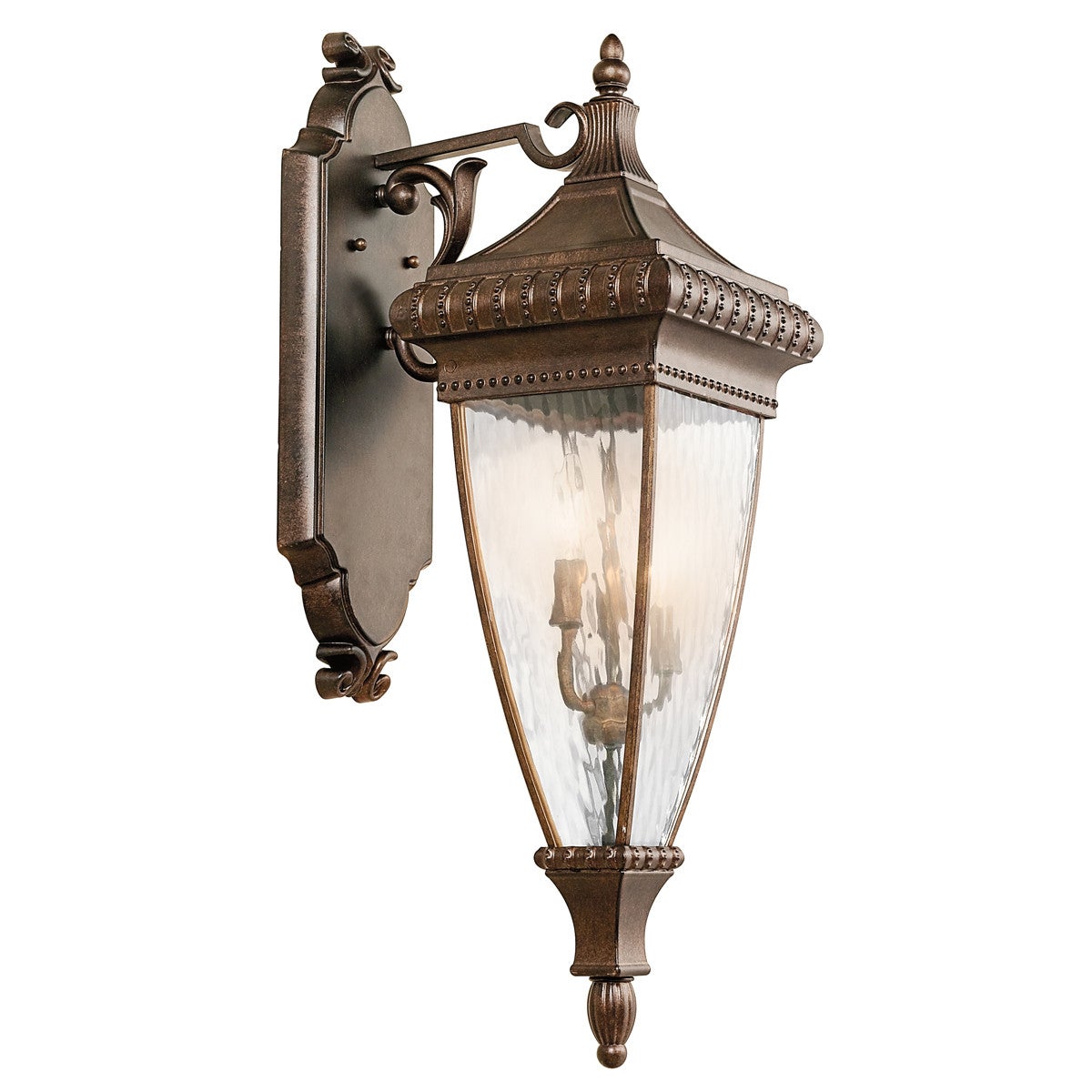 Kinkiet zewnętrzny Szczotkowany brąz E14 60W Venetian Rain Kichler