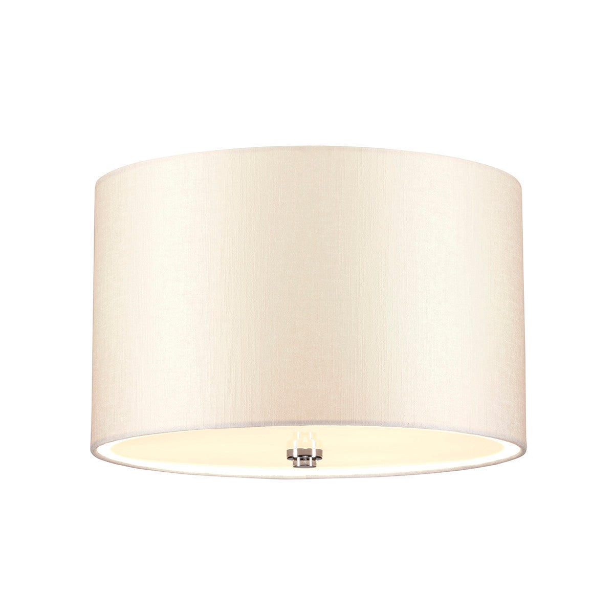 Plafon abażurowy okrągły 35.6 cm 3xE27 60W polerowany chrom Fletcher Flush Designer's Lightbox