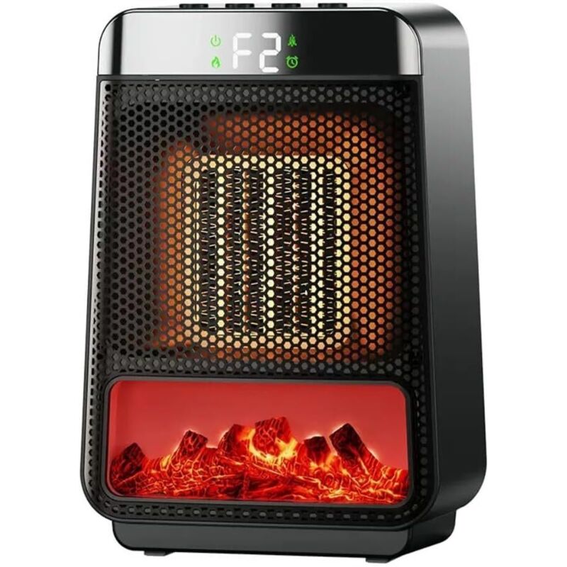 Grzejnik węglowy Dynamic Flame – nadprzewodzący grzejnik do domu i biura – czarny