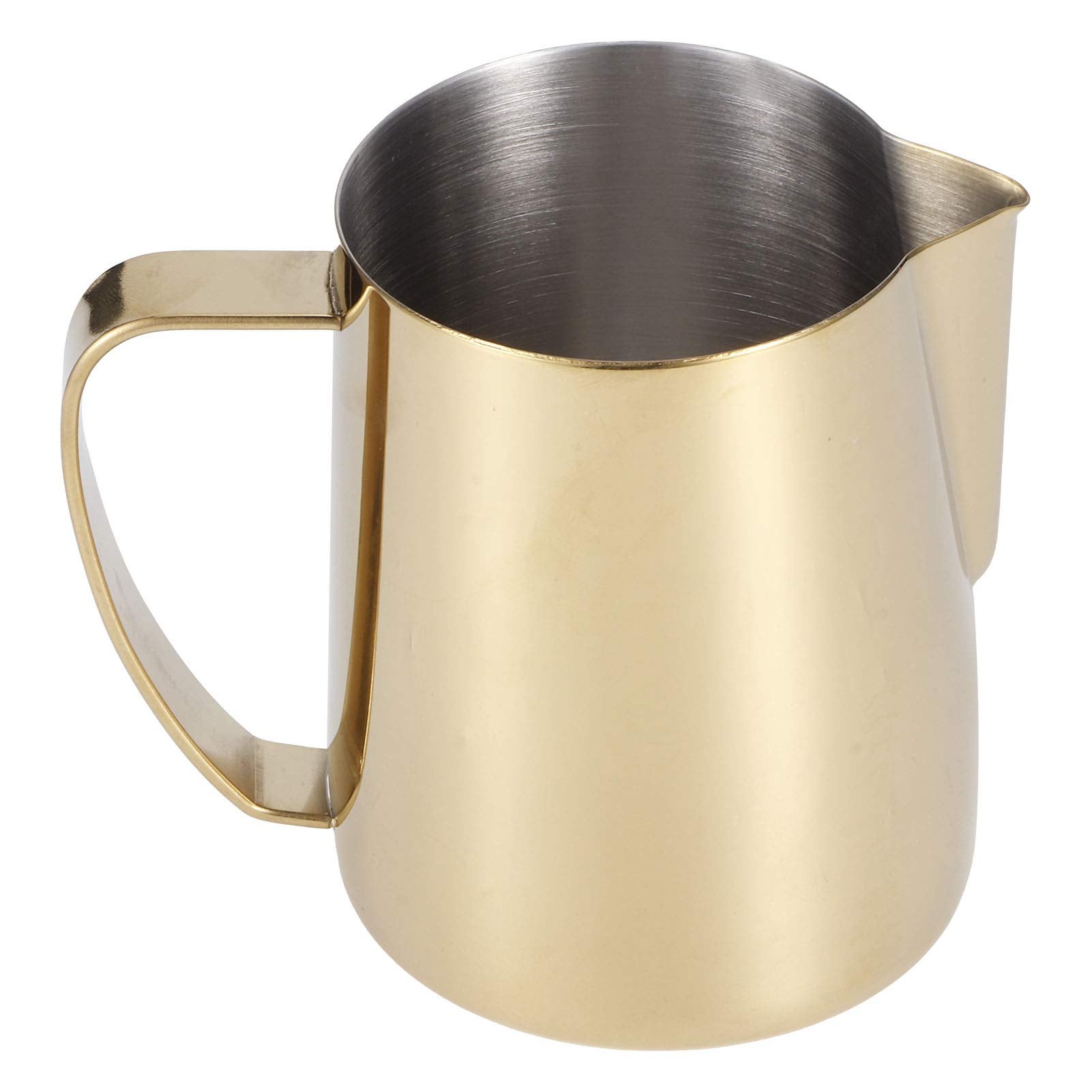 Dzbanek do spieniania mleka, dzbanek do kawy ze stali nierdzewnej 304, kubek do spieniania mleka, wielofunkcyjny dzbanek do Latte Art (S)