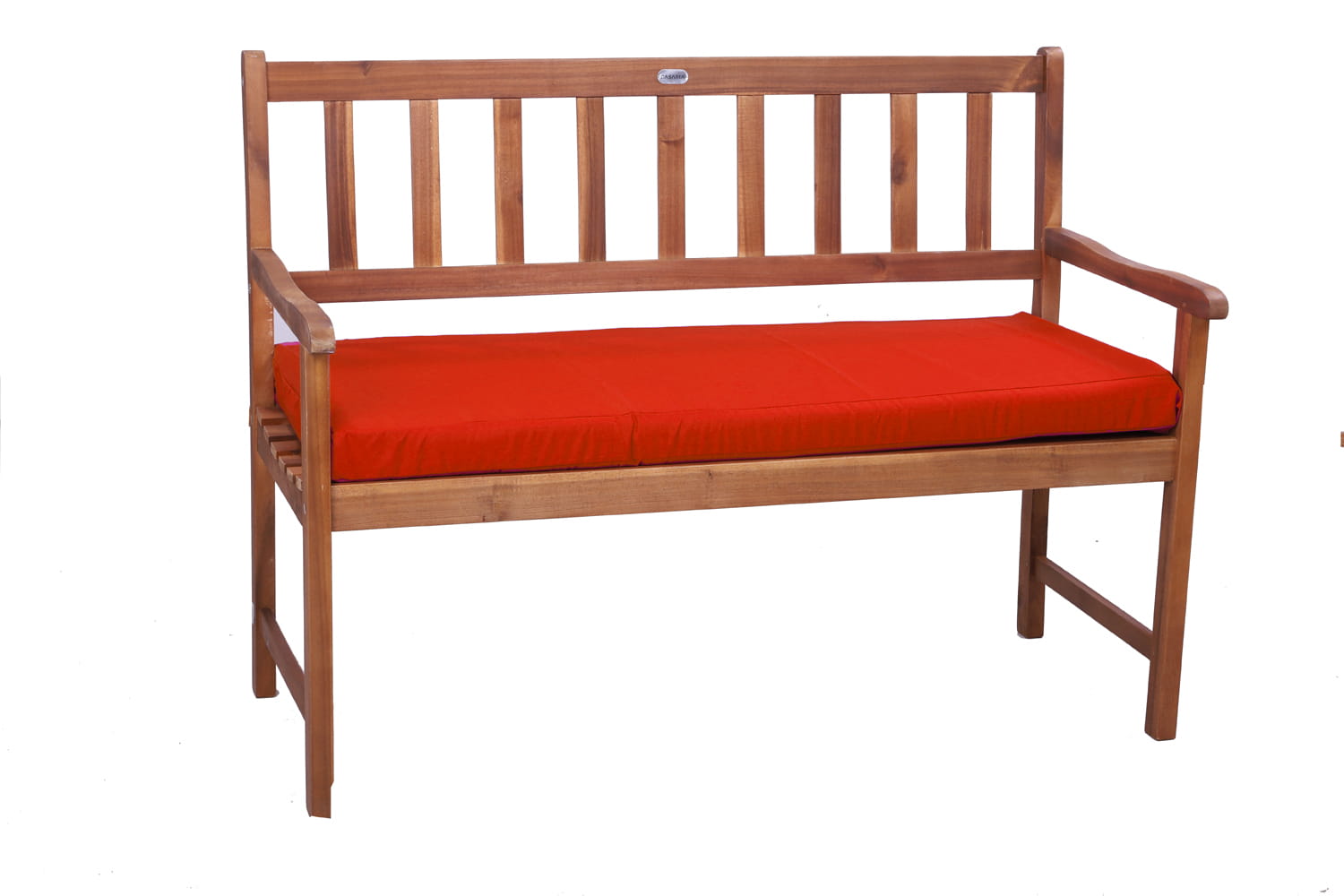 Poduszka ogrodowa na ławkę 160x60x7cm poduszka na meble ogrodowe czerwona, poduszka na balkon taras, poducha ogrodowa na ławkę