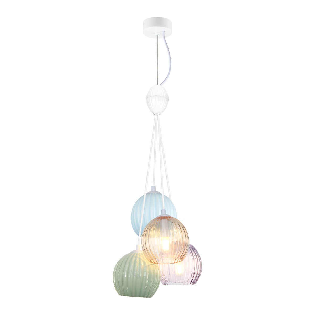 Lampa wisząca CASES multikolor 4 x E14 x 40W wym: 201 x 26 x 26 cm Italux