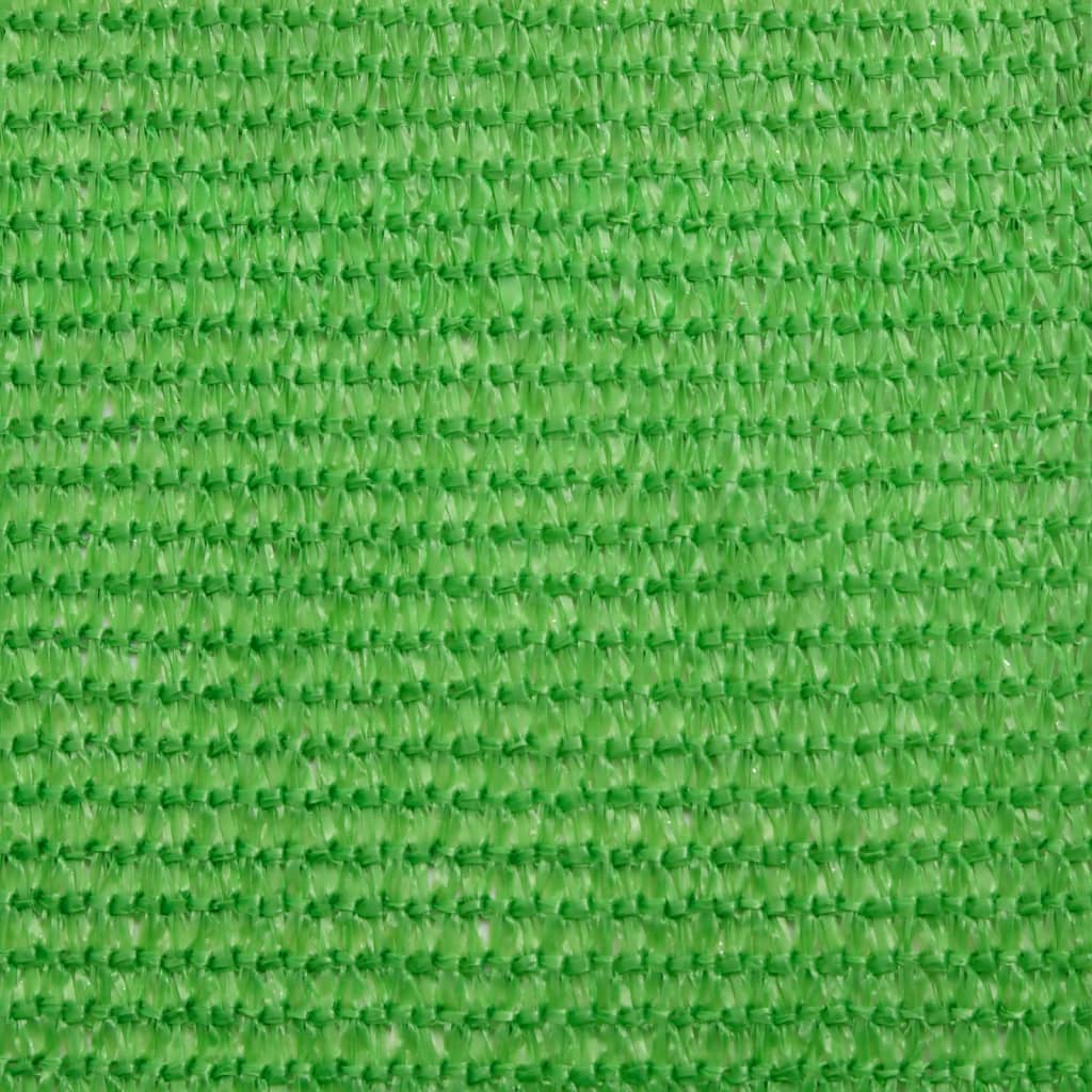 Żagiel przeciwsłoneczny 160 g/m² Jasnozielony 3,5 x 4,5 m HDPE