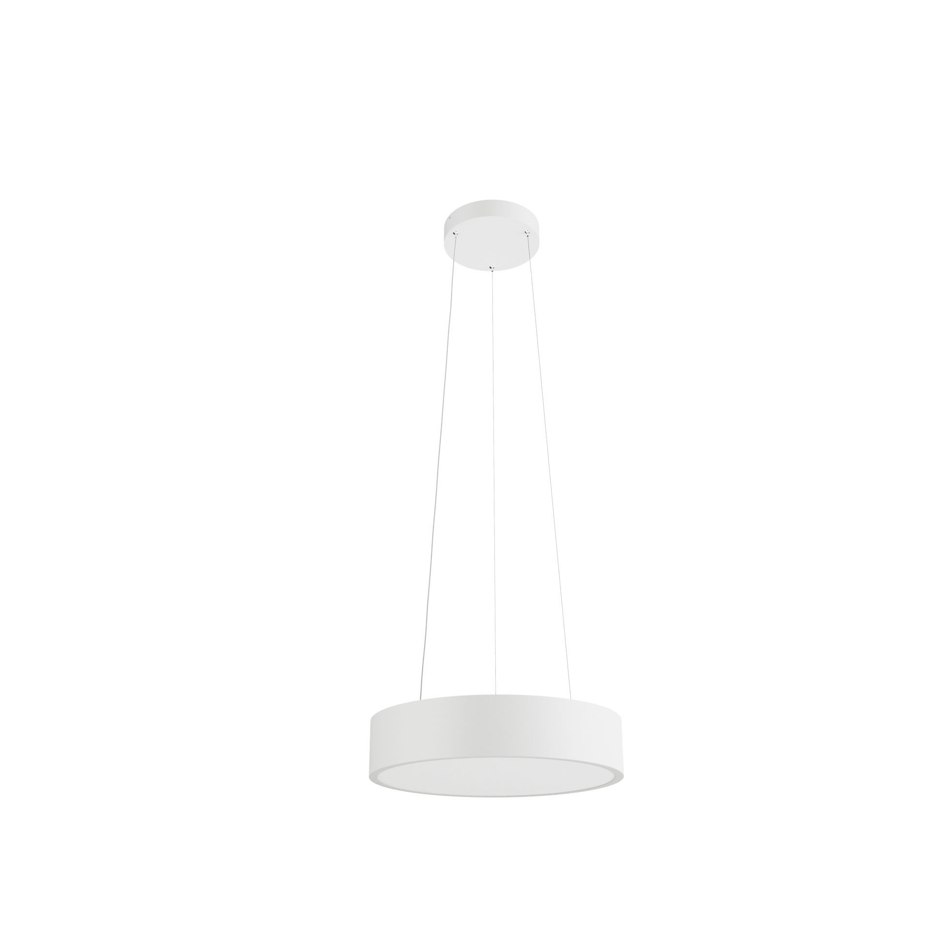 TOT Beneito & Faure 40W 450mm 115º Tuya CCT 2600K-4000K Ściemnialna lampa sufitowa w kolorze matowej bieli – nowoczesne, inteligentne oświetlenie