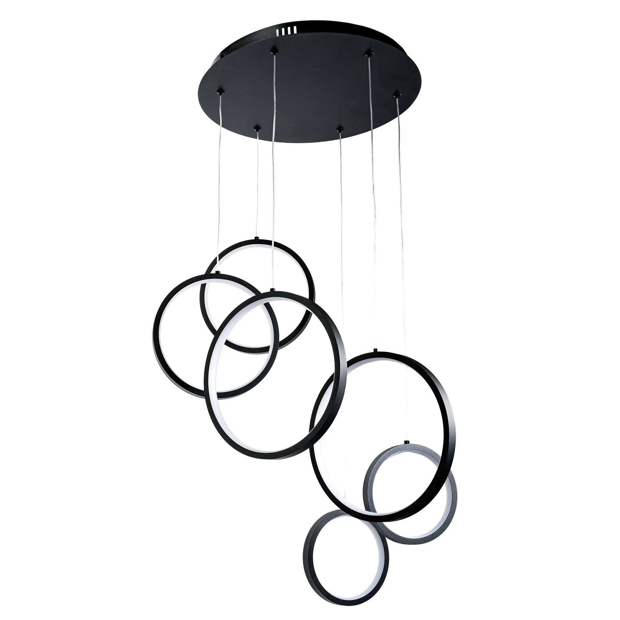 Lampa Sufitowa Wisząca Toolight App1921-Cp Czarna