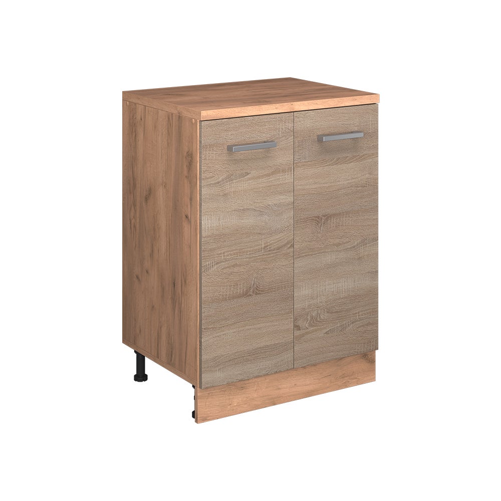 Vicco Szafka rozszerzająca Rion, Sonoma/Dąb goldkraft, 60 x 46 cm bez skosu z 2 drzwiami