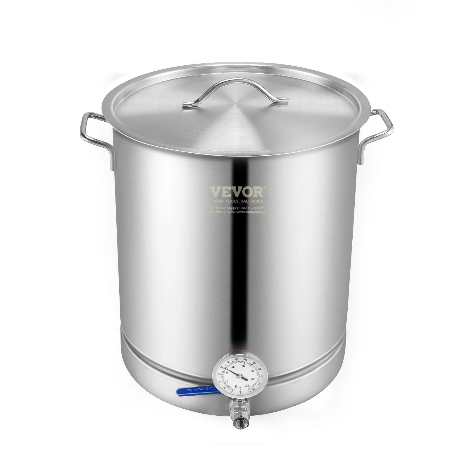 Garnek warzelny 60L stal nierdzewna 3-warstwowe dno do piwa home brewing