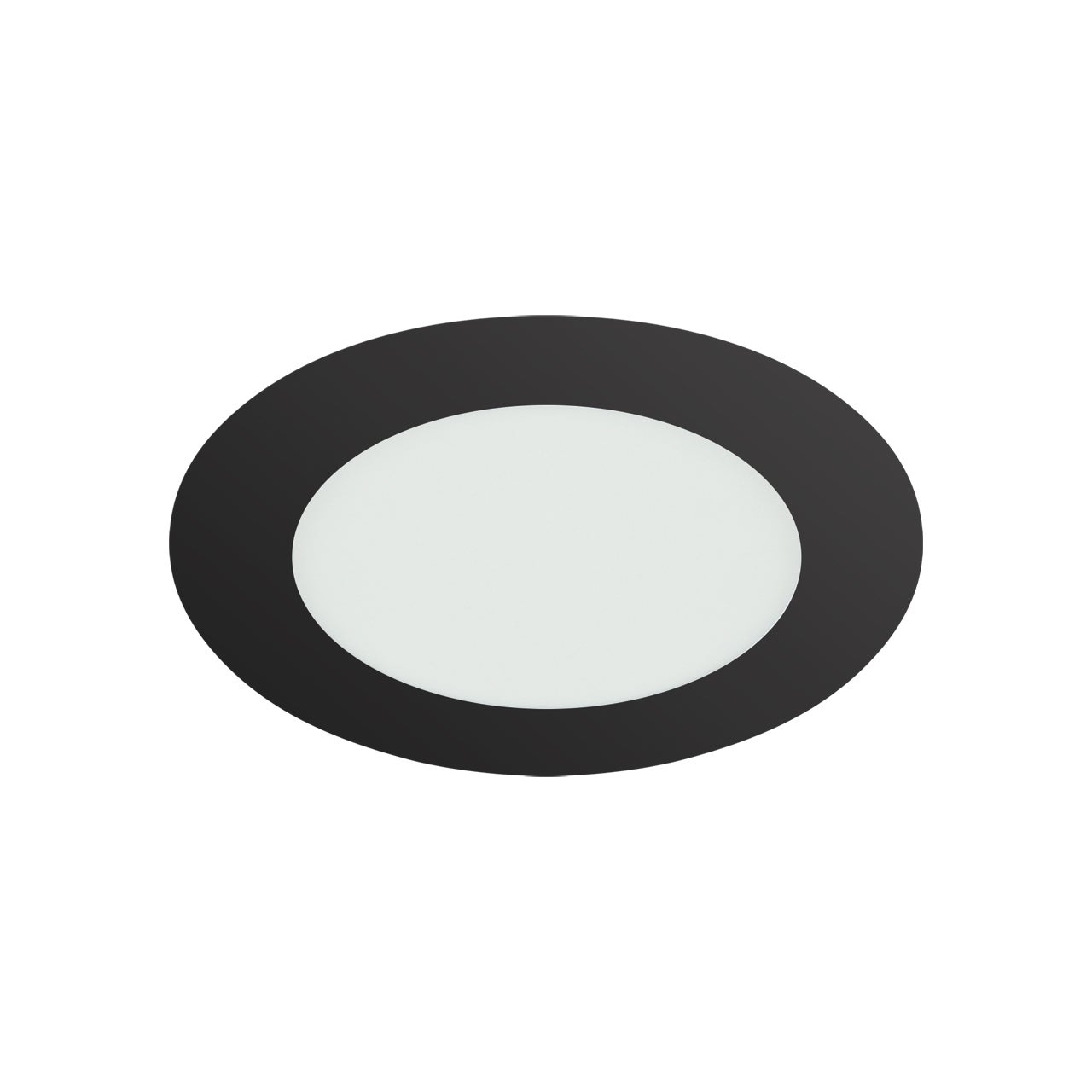 Oprawa wpuszczana łazienkowa nowoczesna czarna okrągła LED 9W WAFEL Struhm