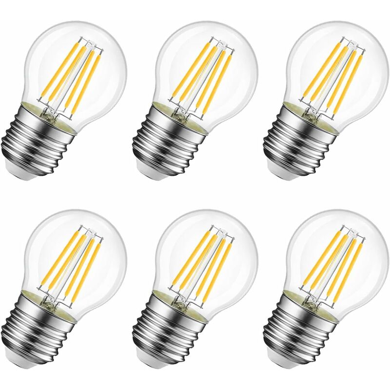 Żarówka LED Filament odpowiednik żarówki tradycyjnej ciepła biel żarówka Edison Vintage bez możliwości ściemniania zestaw sztuk