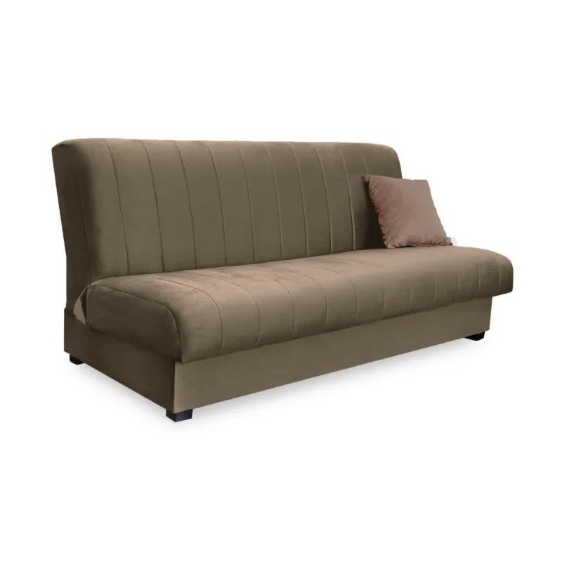 Wersalka Rozkładana Do Spania Kanapa Sofa Dwuosobowa Beżowa SIGMA