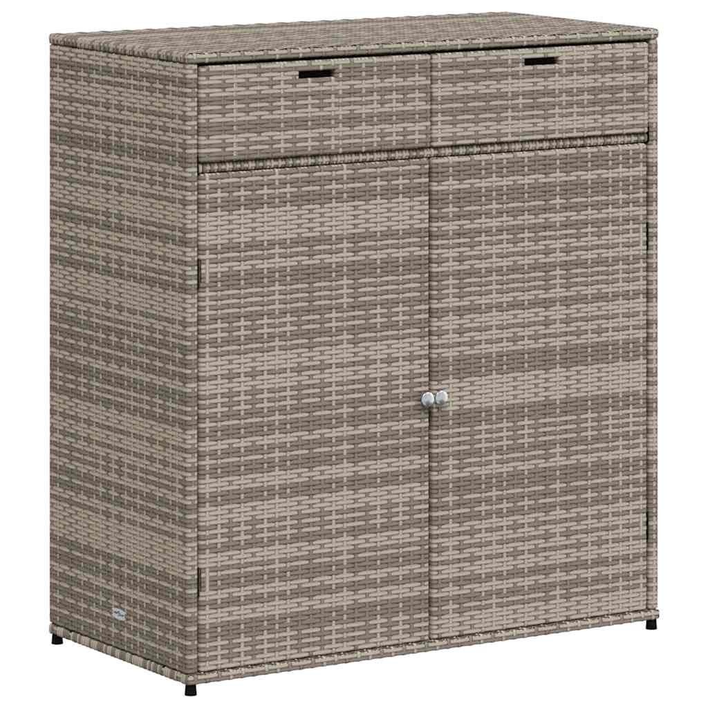 Szafka Ogrodowa z Półkami 105x55x113 cm Szara