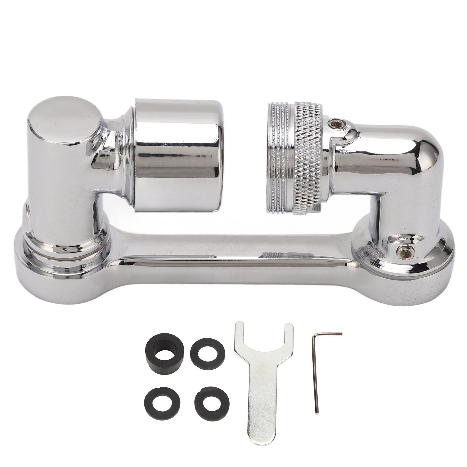 Mosiężny aerator do kranu, obrót o 1080 stopni, ochrona przed rozpryskiwaniem, przedłużenie kranu, wzbogacona piana, aerator do kuchni w restauracji