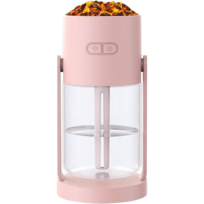 USB 350 mA 2 W, osobisty nawilżacz powietrza na biurko z lampką nocną, ultradźwiękowy nawilżacz powietrza DC5 V, nawilżacz wulkaniczny 25-45 ml/h