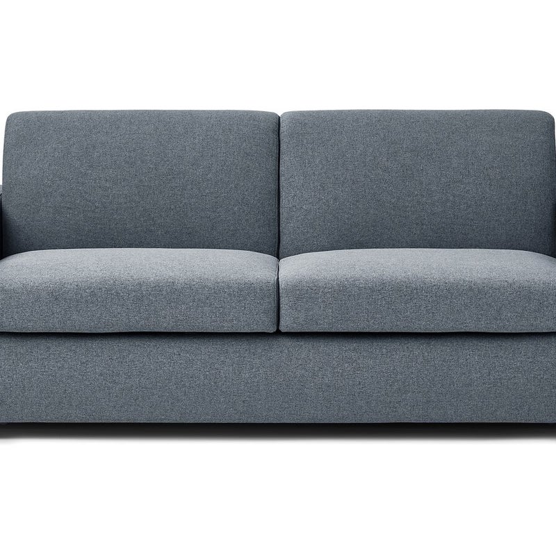 Sofa rozkładana materiałowa "Diana" express - Powierzchnia spania: 140 cm - 3 miejsca - Szara