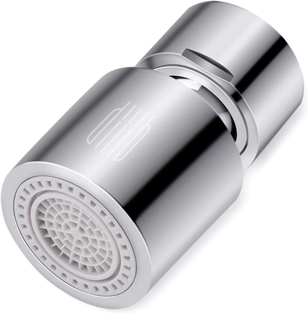 Aerator do kranu, 360° obrotowy napowietrzacz, filtr do kranu z 2 trybami rozpylania, odporny na ochlapania, akcesoria do zlewu C