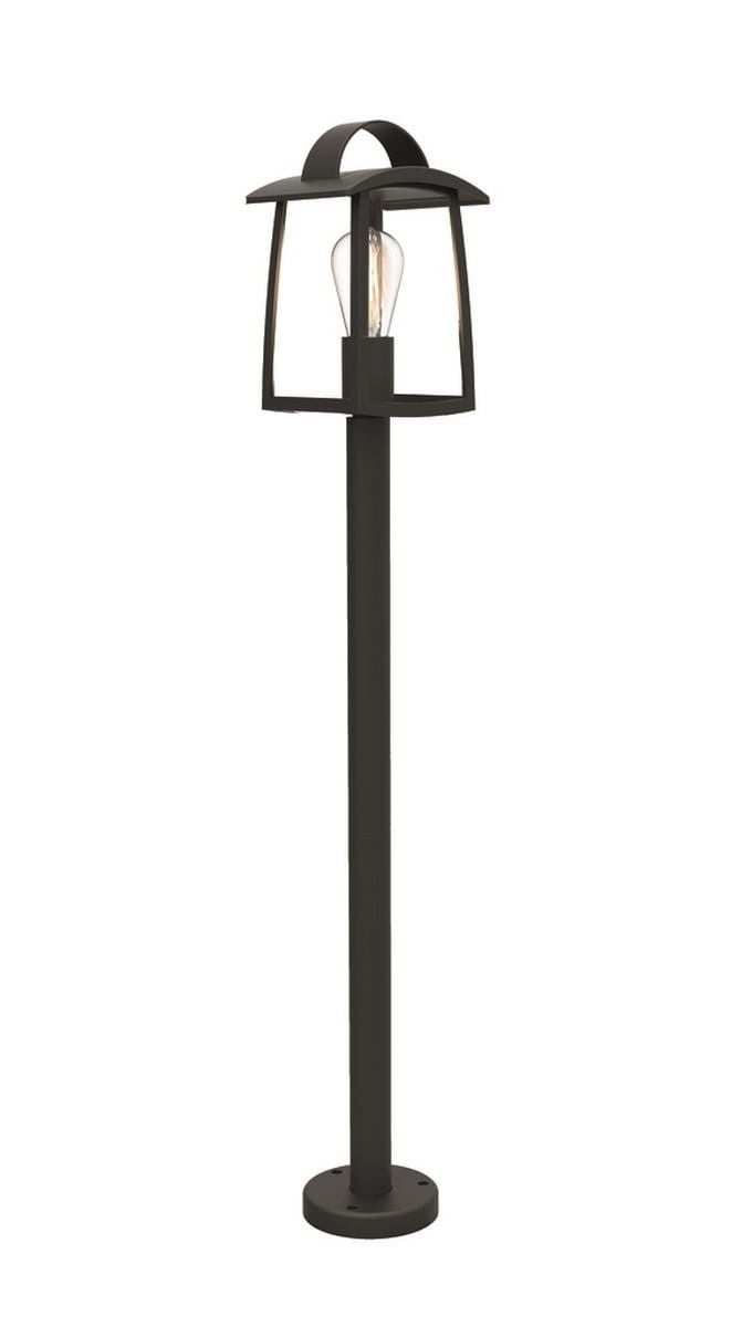 Lampa ogrodowa KELSEY czarno-biała 1xE27x40W aluminium wym:103,5x17x15cm IP44 Lutec