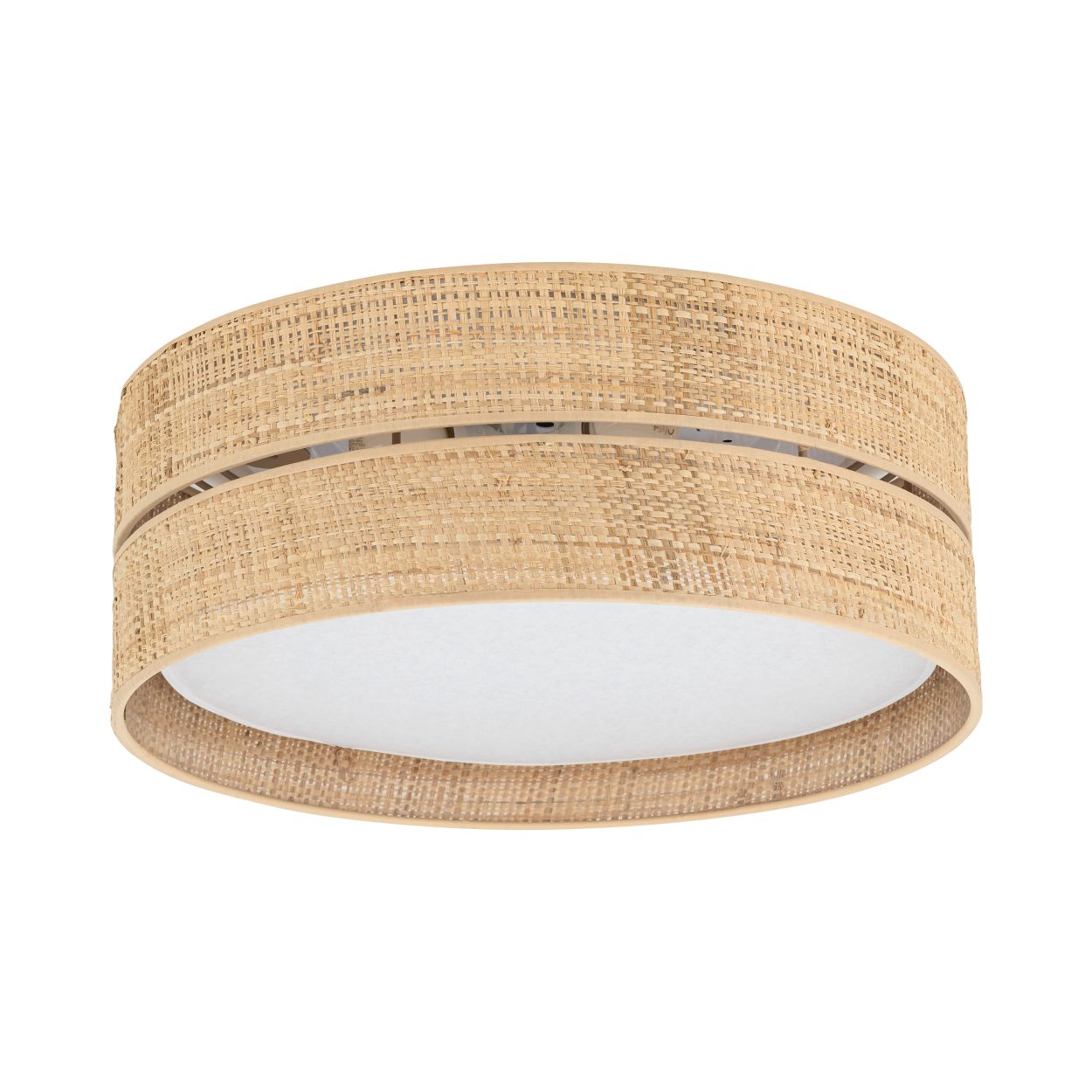 Lampa sufitowa TK Lighting CALMA boho rafia 4xE27 45x17 cm 1 szt.