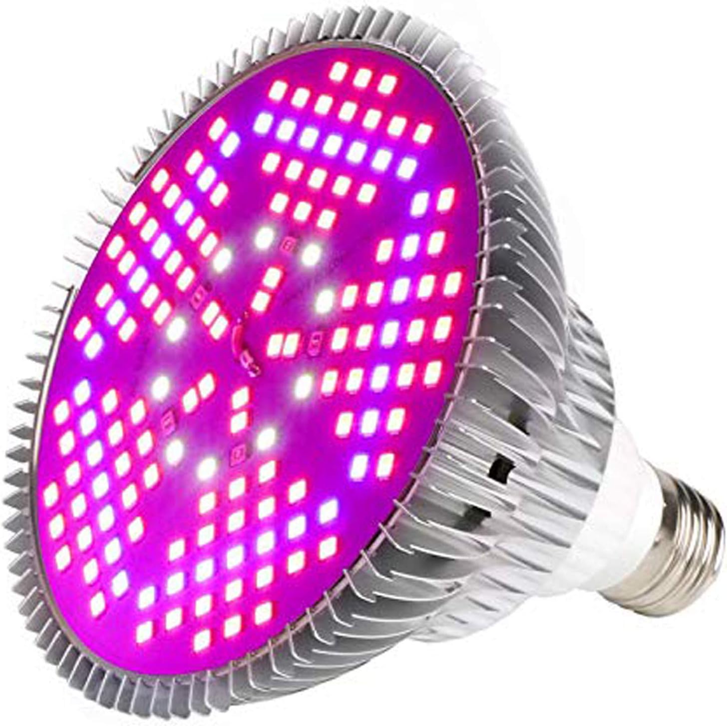 100W pełnospektralna żarówka LED do uprawy roślin, 150 diod LED, odpowiednia do roślin doniczkowych, gniazdo E26/E27.