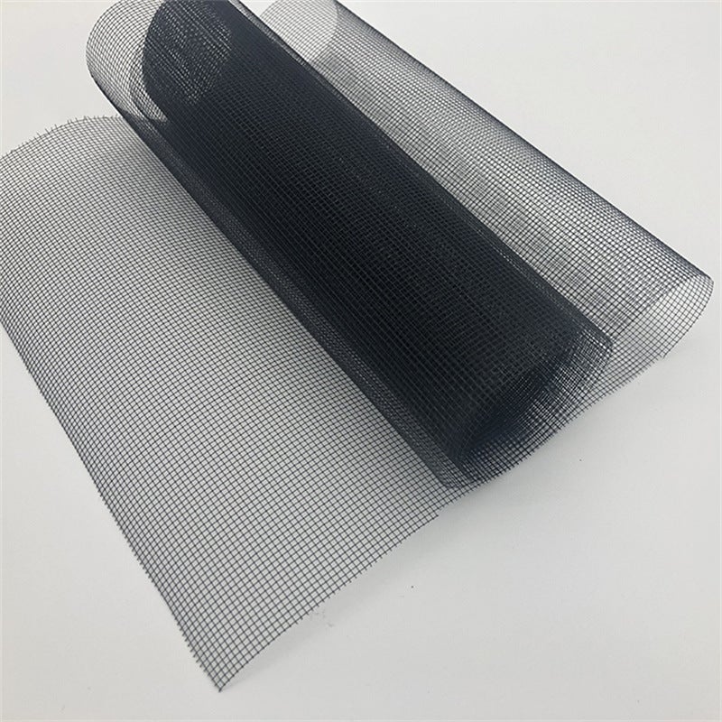 (Czarny) Zestaw 3 moskitier zabezpieczających na okna 130 cm x 150 cm, moskitiery okienne