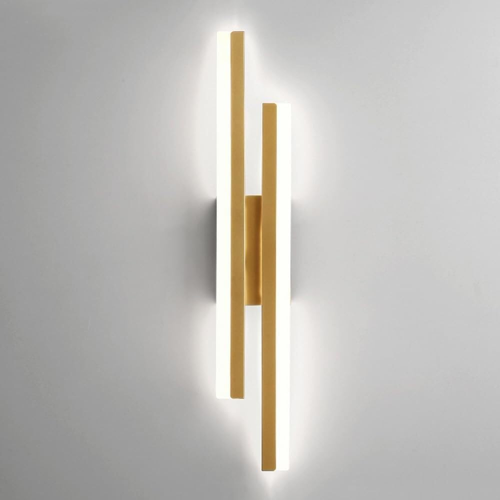 Kinkiet LED 65 cm, nowoczesna lampka nocna, kinkiet LED 16 W, wewnętrzne oświetlenie dekoracyjne, światło białe 6000 K