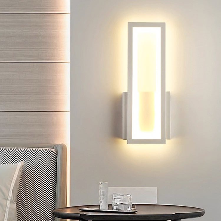 Kinkiety LED, Nowoczesna lampka nocna, Kinkiet LED, Dekoracyjne oświetlenie wnętrz, Ciepłe światło 3000 K