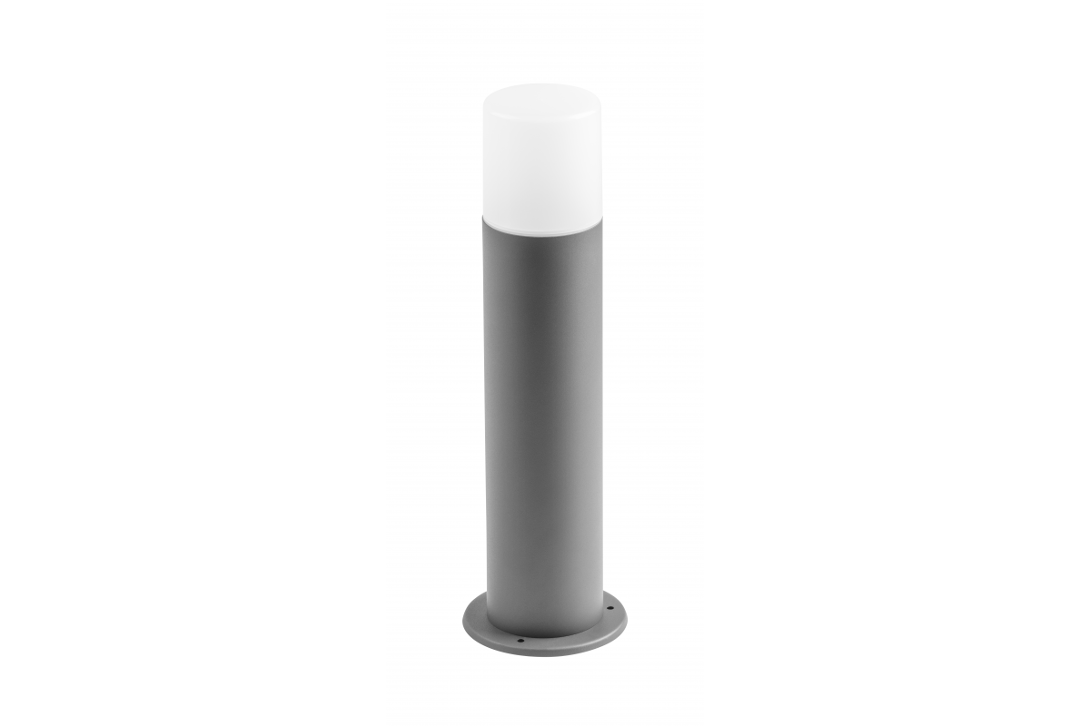 Lampa ogrodowa słupek CORTA-P 40, E27 max 25W, grafit, IP44, geometryczna forma, do ogrodu i na podjazd – GTV LIGHTING
