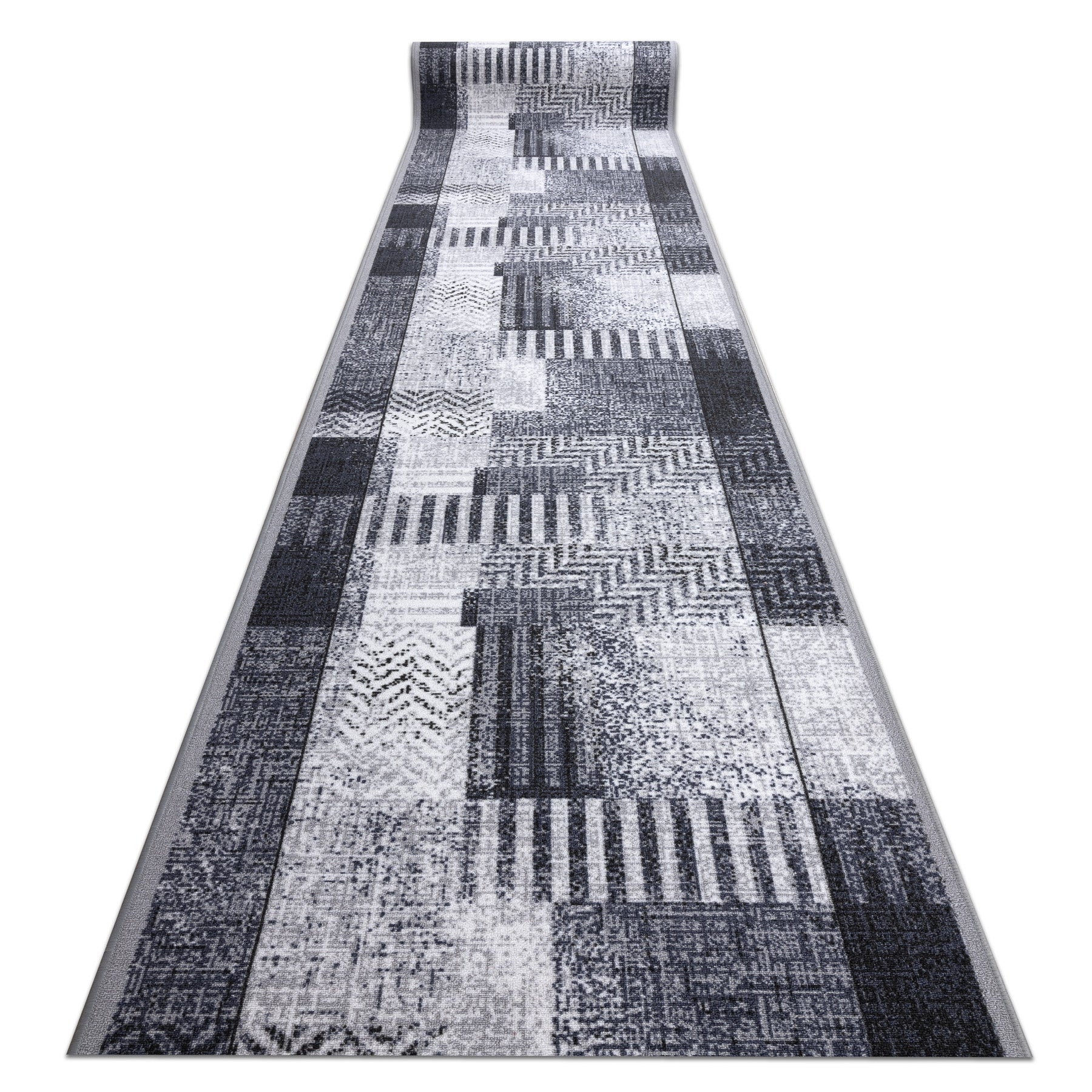 CHODNIK podgumowany 67 cm ESSENZA szary 67x990 cm