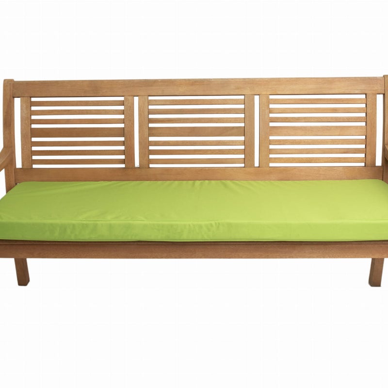 Poduszka ogrodowa na ławkę 170x50x7cm poduszka na meble ogrodowe limonka, poduszka na balkon taras, poducha ogrodowa na ławkę