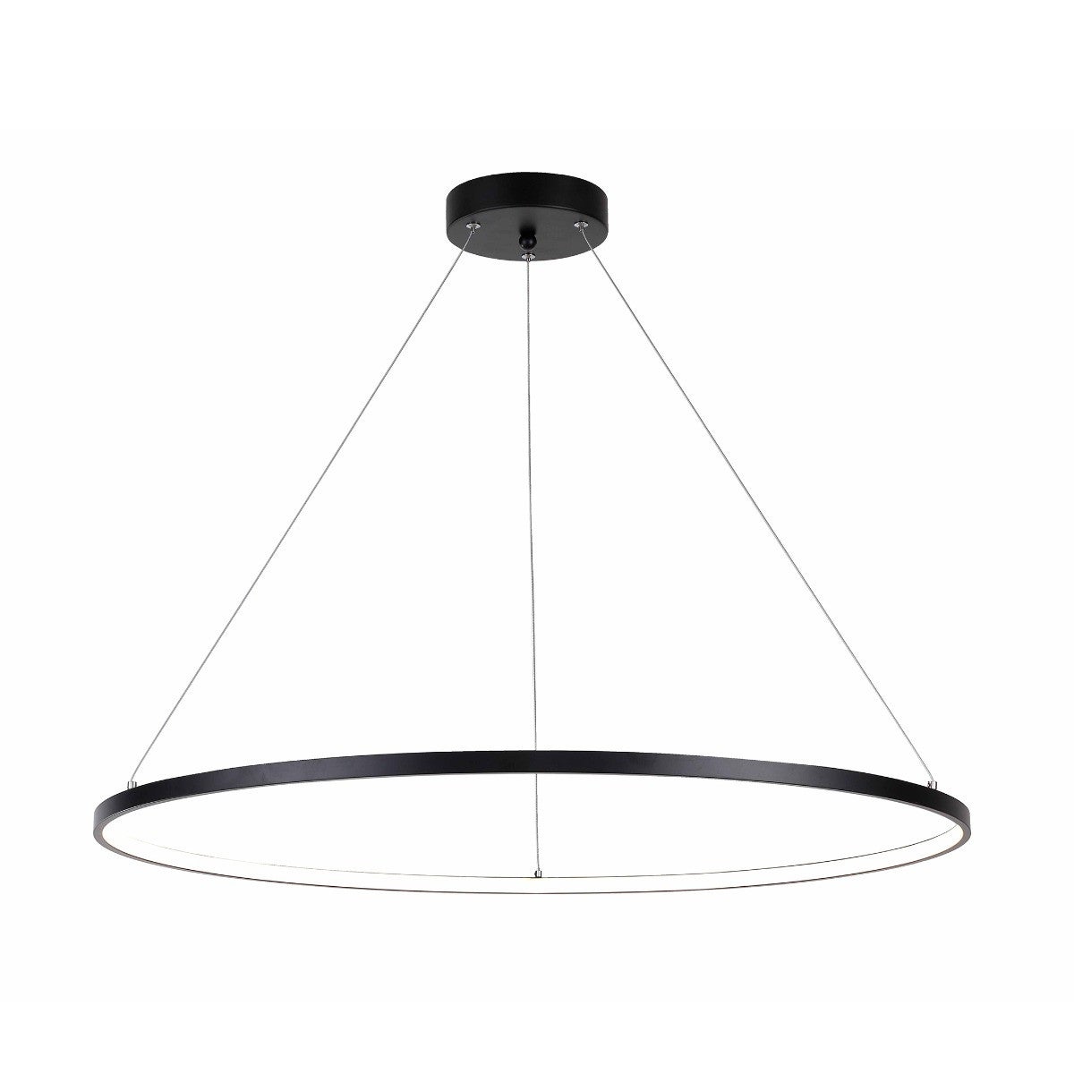 Lampa wisząca ledowa pierścieniowa HORIK LED 40W Zuma Line PEN89424-90BK