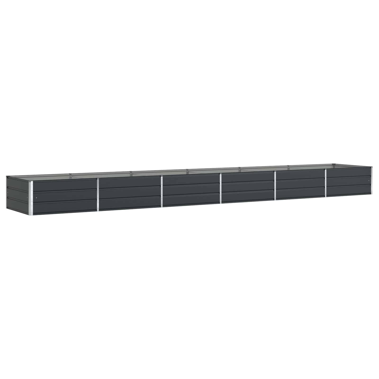 Donica Antracyt 580 x 100 x 45 cm Stal Galwanizowana