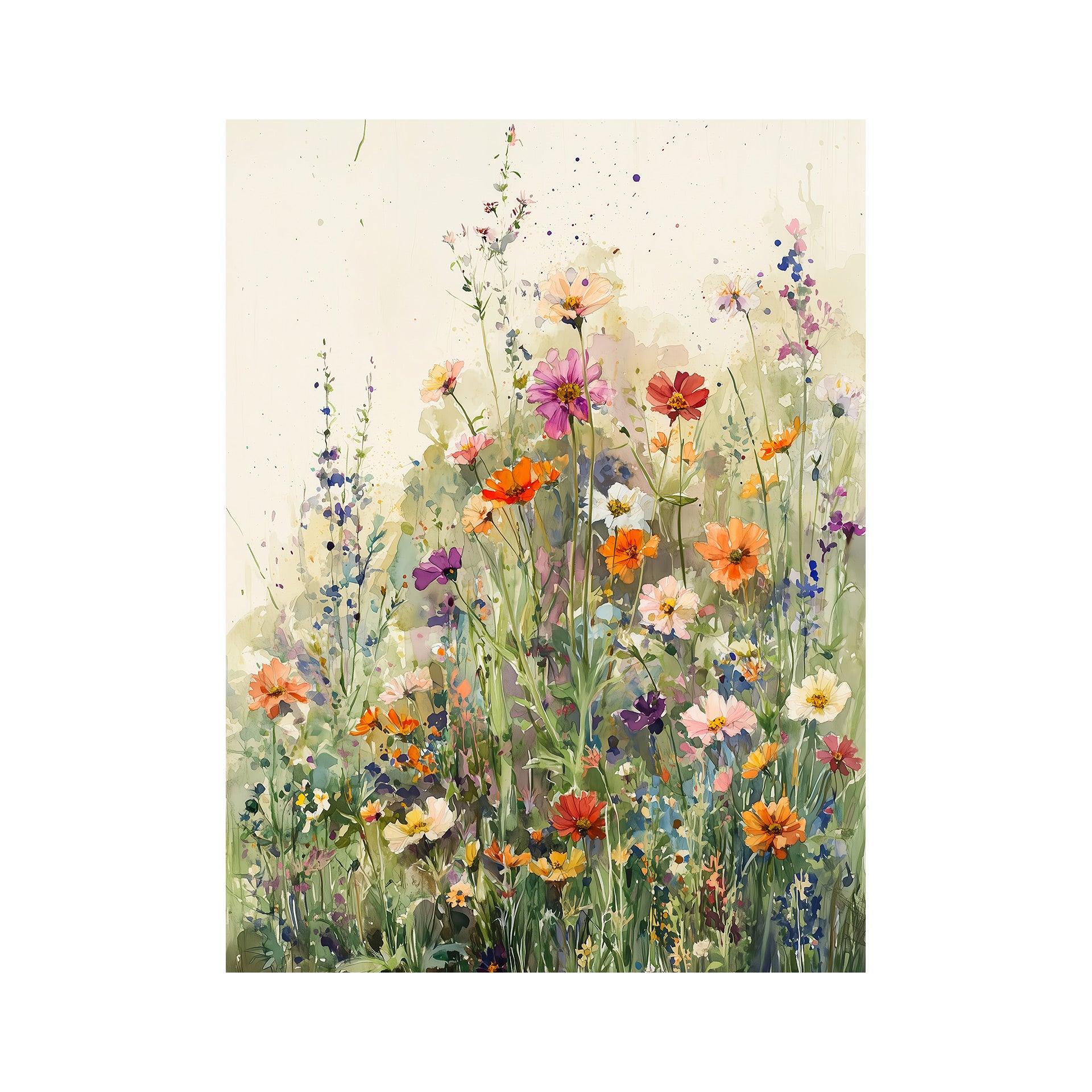 STYLER Obraz na płótnie CANVAS Wildflowers 60x80