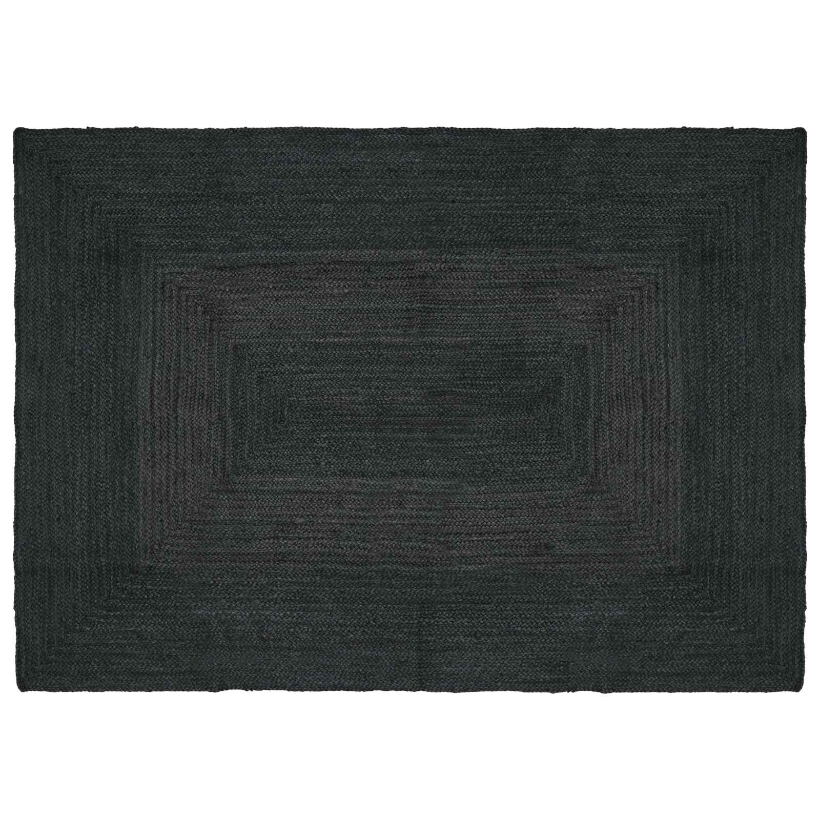Dywany pokojowe Prostokątny ciemnoszary 120 x 170 cm Juta