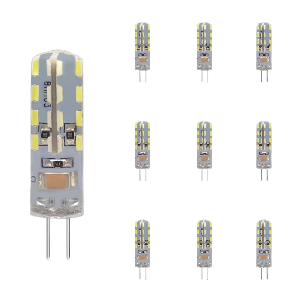 Koraliki LED, trzonek G4, koraliki kryształowe 220V 3,5W, światło białe, żarówka energooszczędna, rdzeń lampy, (10 sztuk)