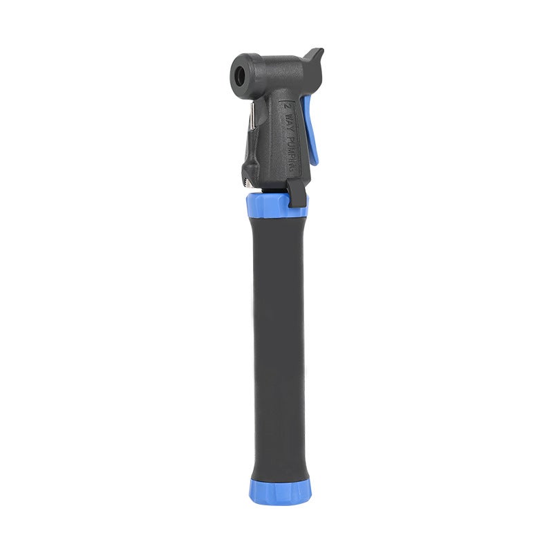 Miniaturowa przenośna pompka rowerowa z uchwytem montażowym | Aluminiowa pompka ręczna z podwójnym zaworem Presta i Schrader, 120 PSI, lekka i kompa