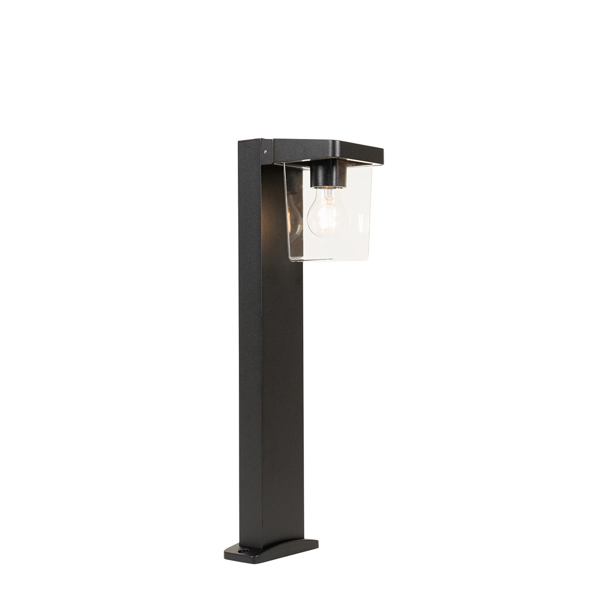 Nowoczesna lampa podłogowa zewnętrzna czarna 60 cm IP54 - Chimay